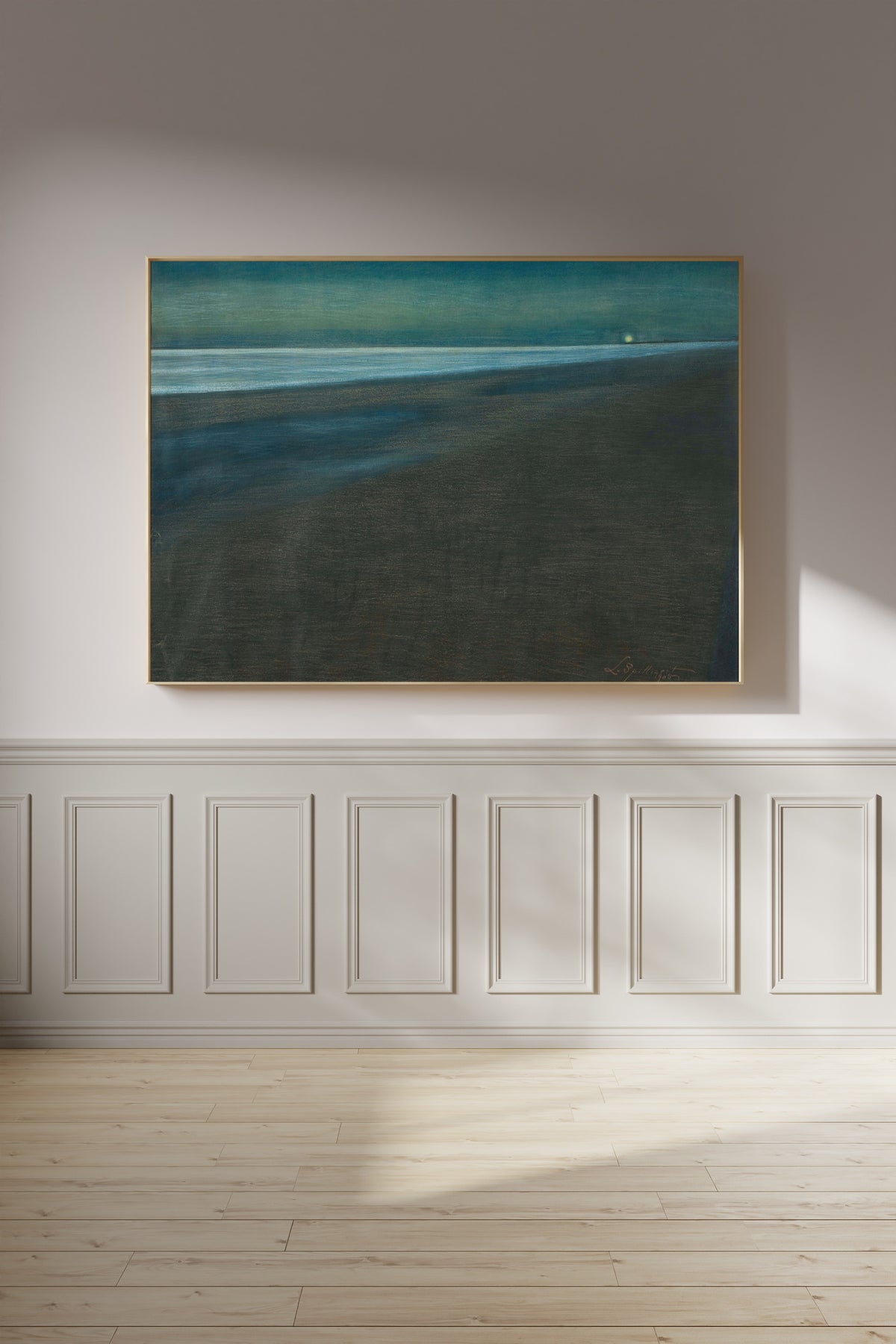 Léon Spilliaert — Nocturnal Beach View | Symbolist Seascape Print