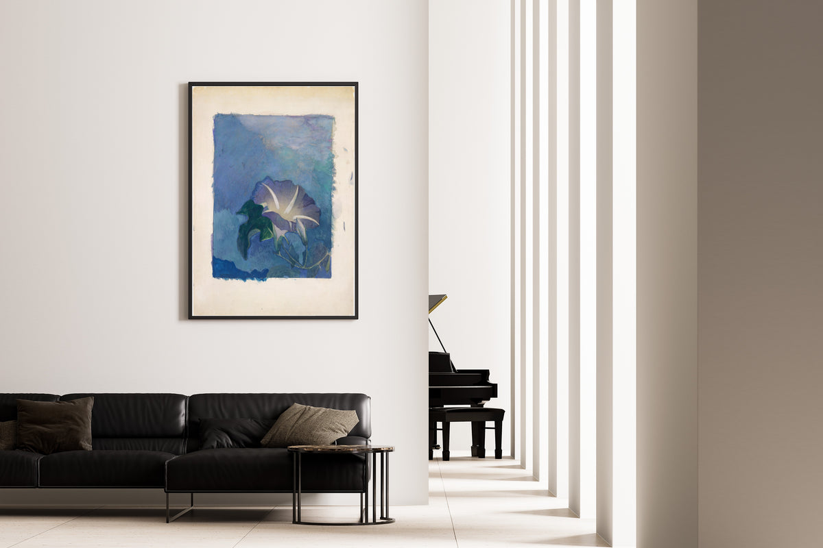 Nocturne by John La Farge — framed on the wall of a minimal living room