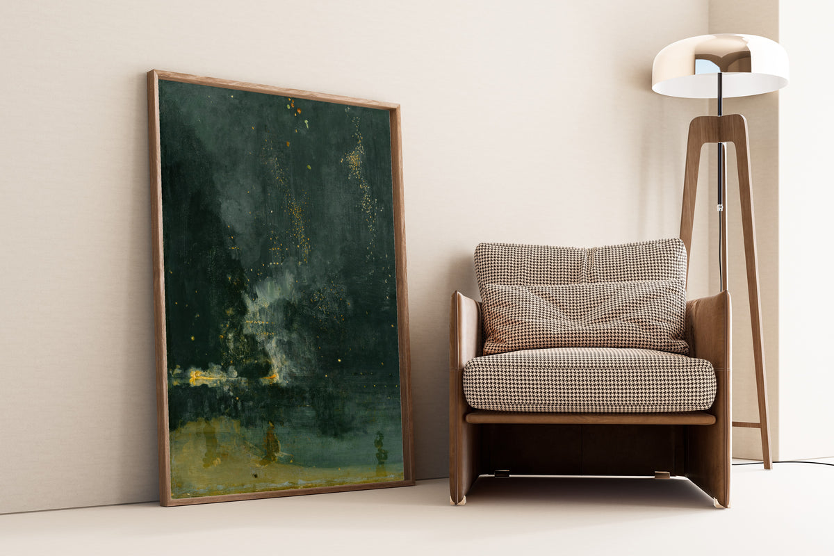 James McNeill Whistler — Nocturne in Black and Gold - The Falling Rocket | Fine Art Print