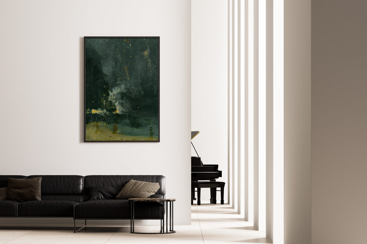 James McNeill Whistler — Nocturne in Black and Gold - The Falling Rocket | Fine Art Print