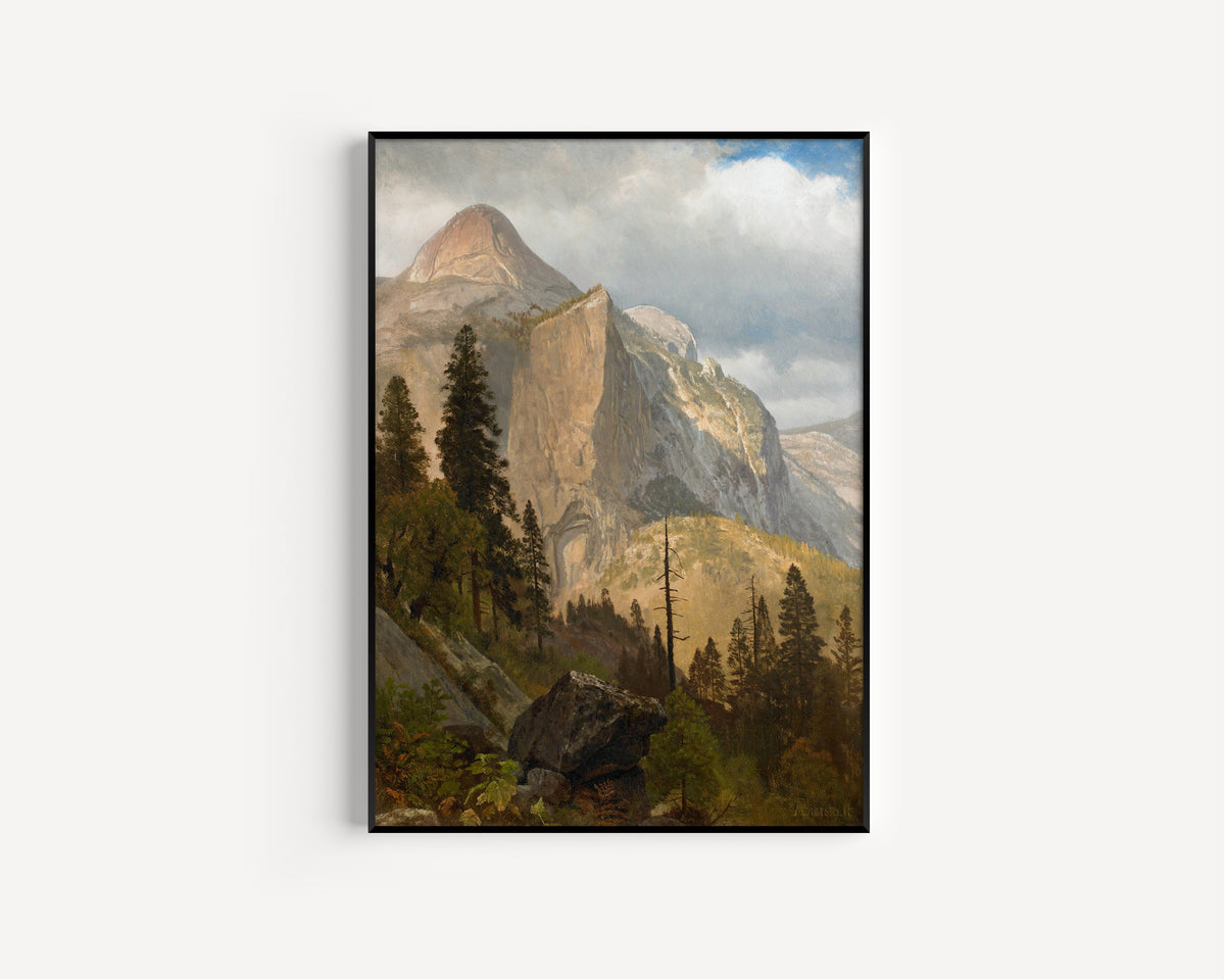 Albert Bierstadt — North Dome, Yosemite Valley | Landscape Fine Art Print