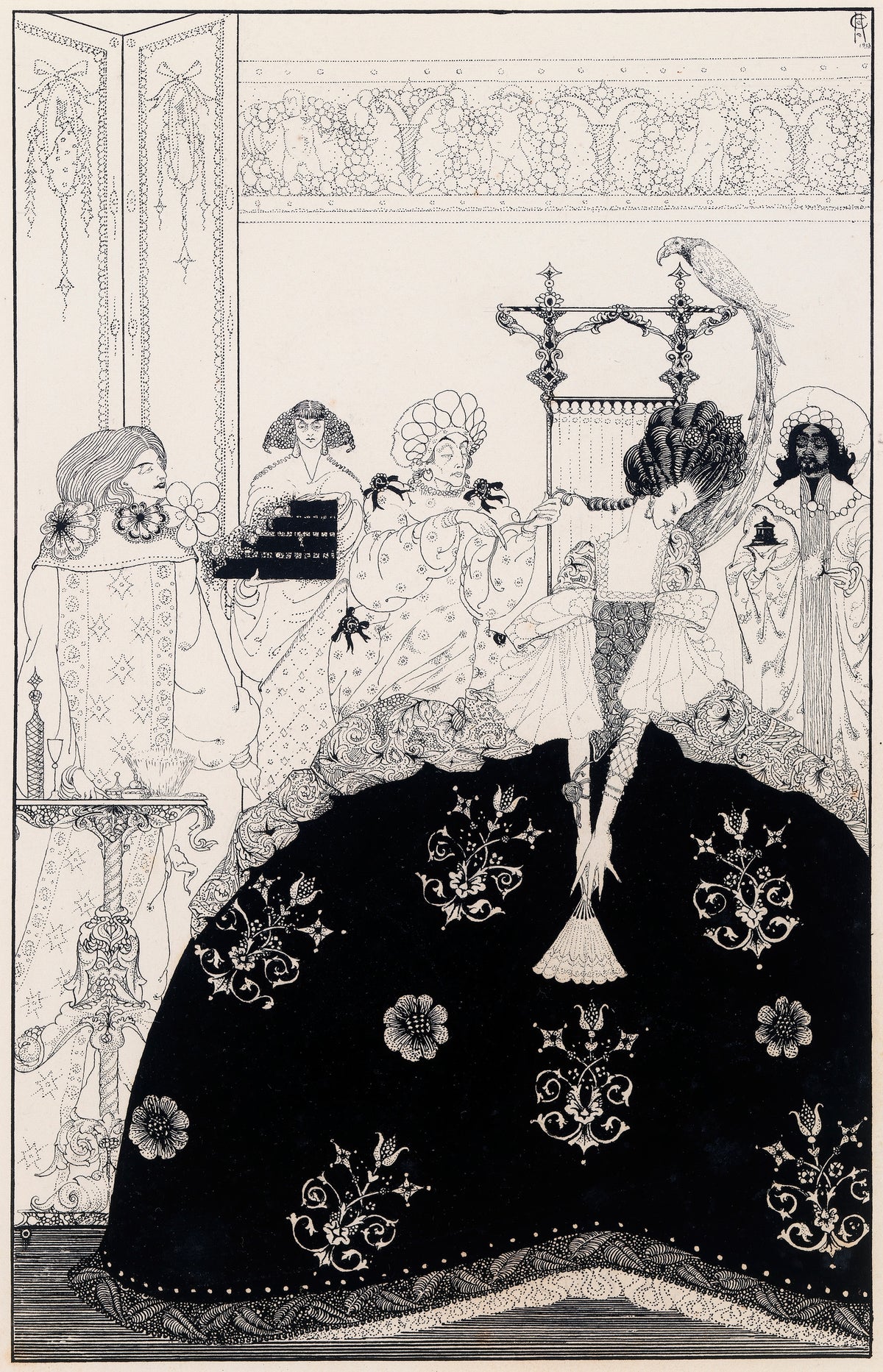 Harry Clarke — Now Awful Beauty Puts on All Its Arms | Pen and Ink Illustration Print