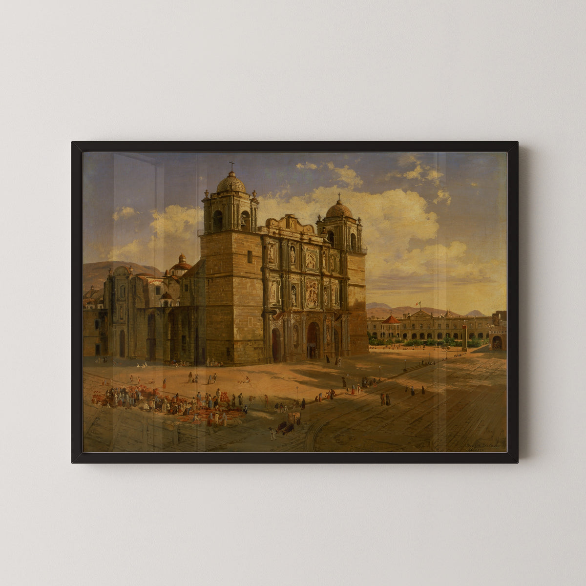 José María Velasco — Oaxaca Cathedral | Landscape Fine Art Print