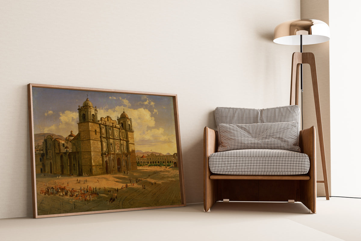 José María Velasco — Oaxaca Cathedral | Landscape Fine Art Print