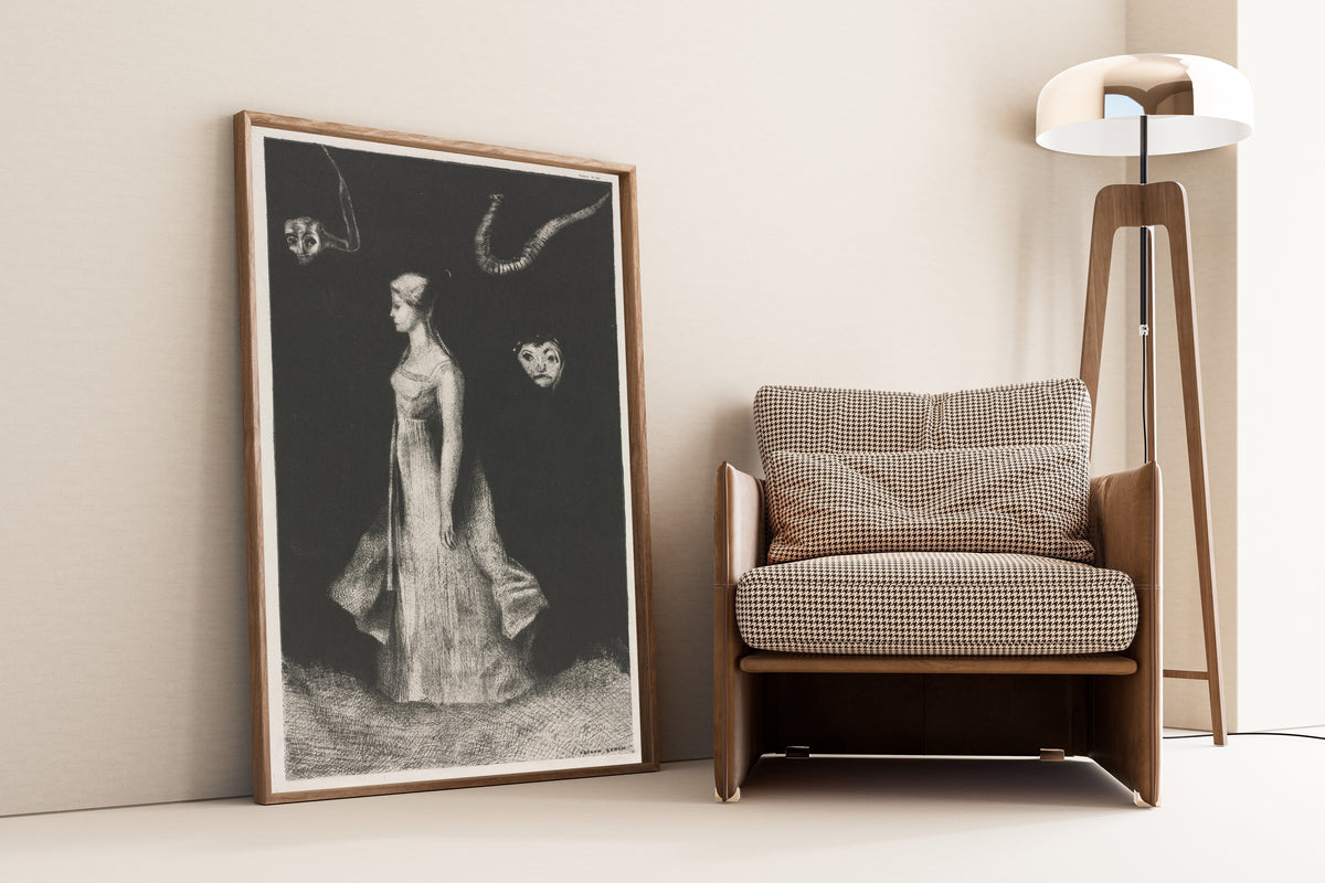 Odilon Redon — Obsession | Symbolist Art Print