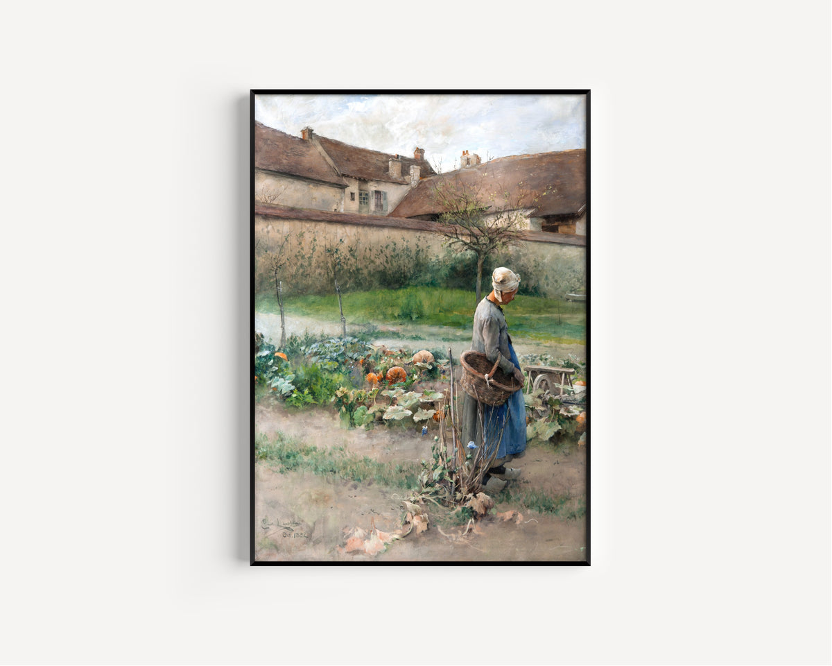 Carl Larsson — October | Swedish Watercolour Print