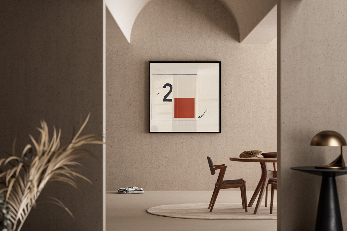 El Lissitzky — Of Two Squares: Cover | Suprematist Art Print