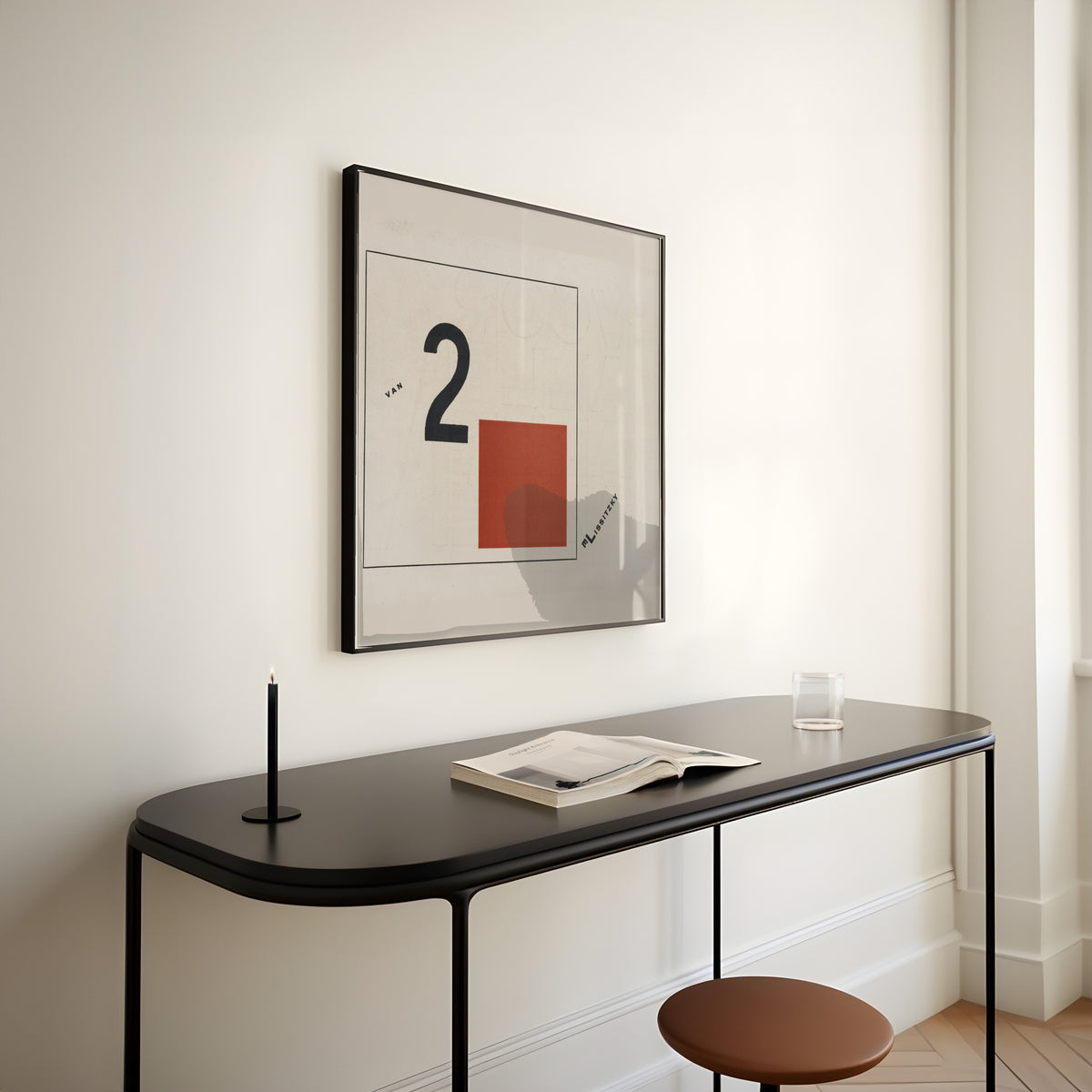 El Lissitzky — Of Two Squares: Cover | Suprematist Art Print