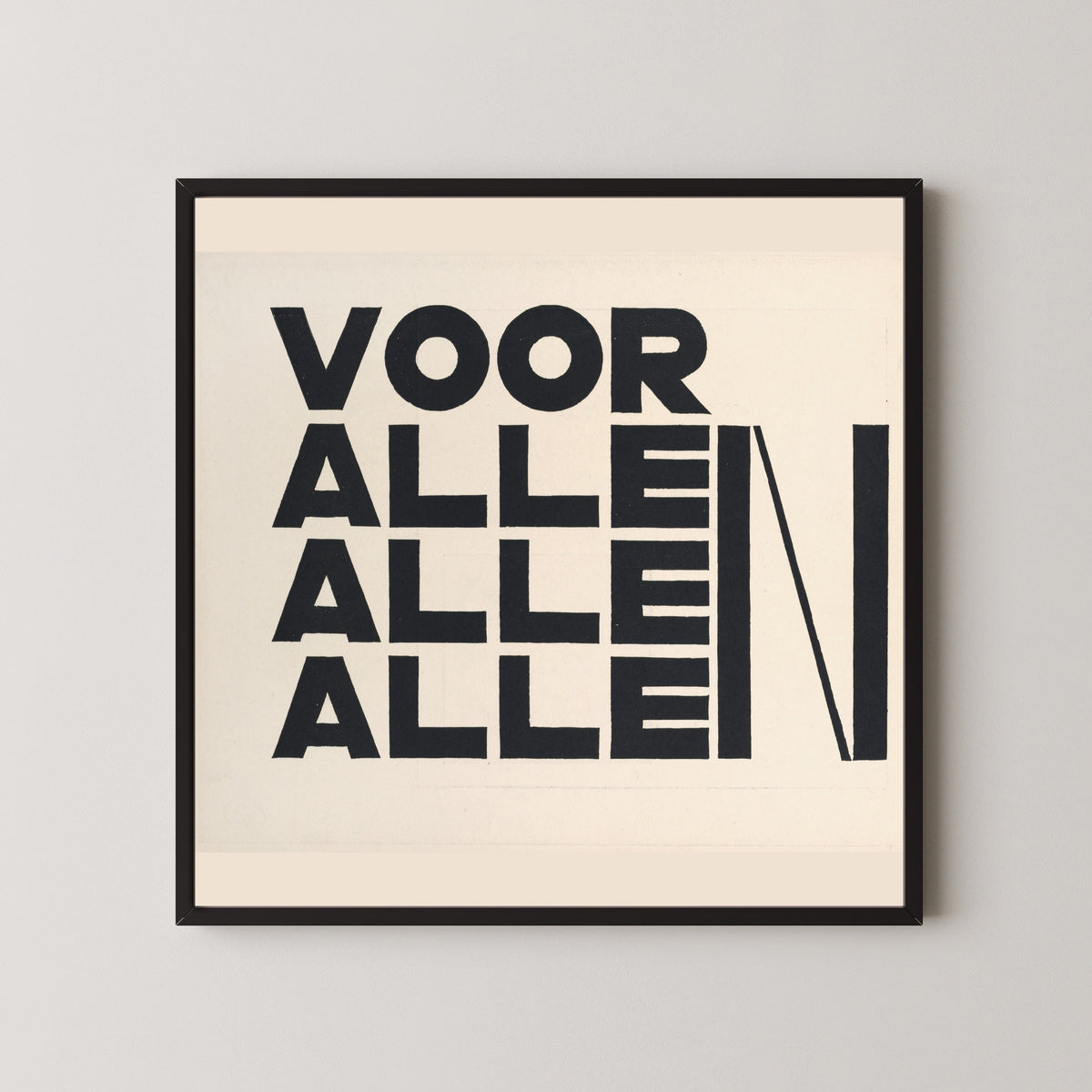 El Lissitzky — Of Two Squares: Dedication ('For All, All, All Children') | Suprematist Art Print