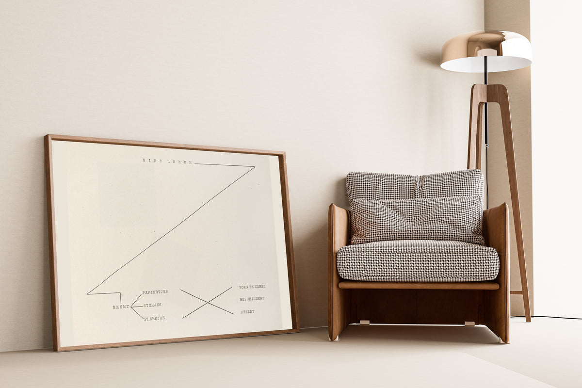 El Lissitzky — Of Two Squares: Do Not Read | Suprematist Art Print