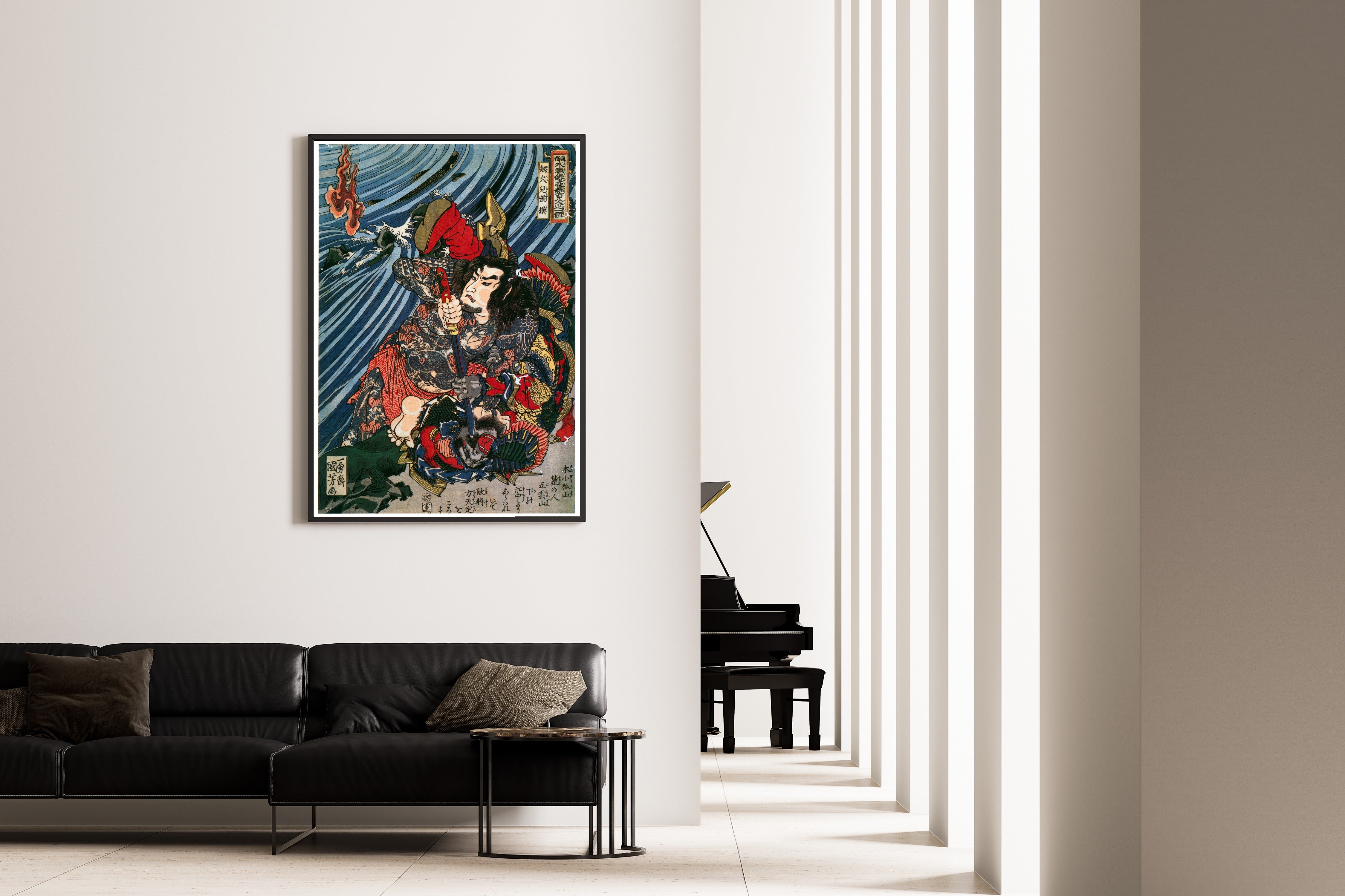 Utagawa Kuniyoshi — 108 Heroes of the Suikoden: Senkaji Chōō | Japanese Woodblock Print (Ukiyo-e)