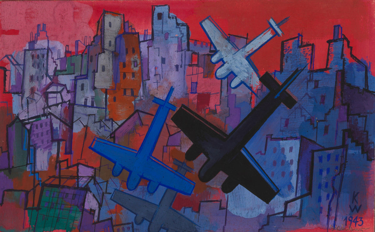 Karl Wiener — Oktober (October) | Expressionist Art Print