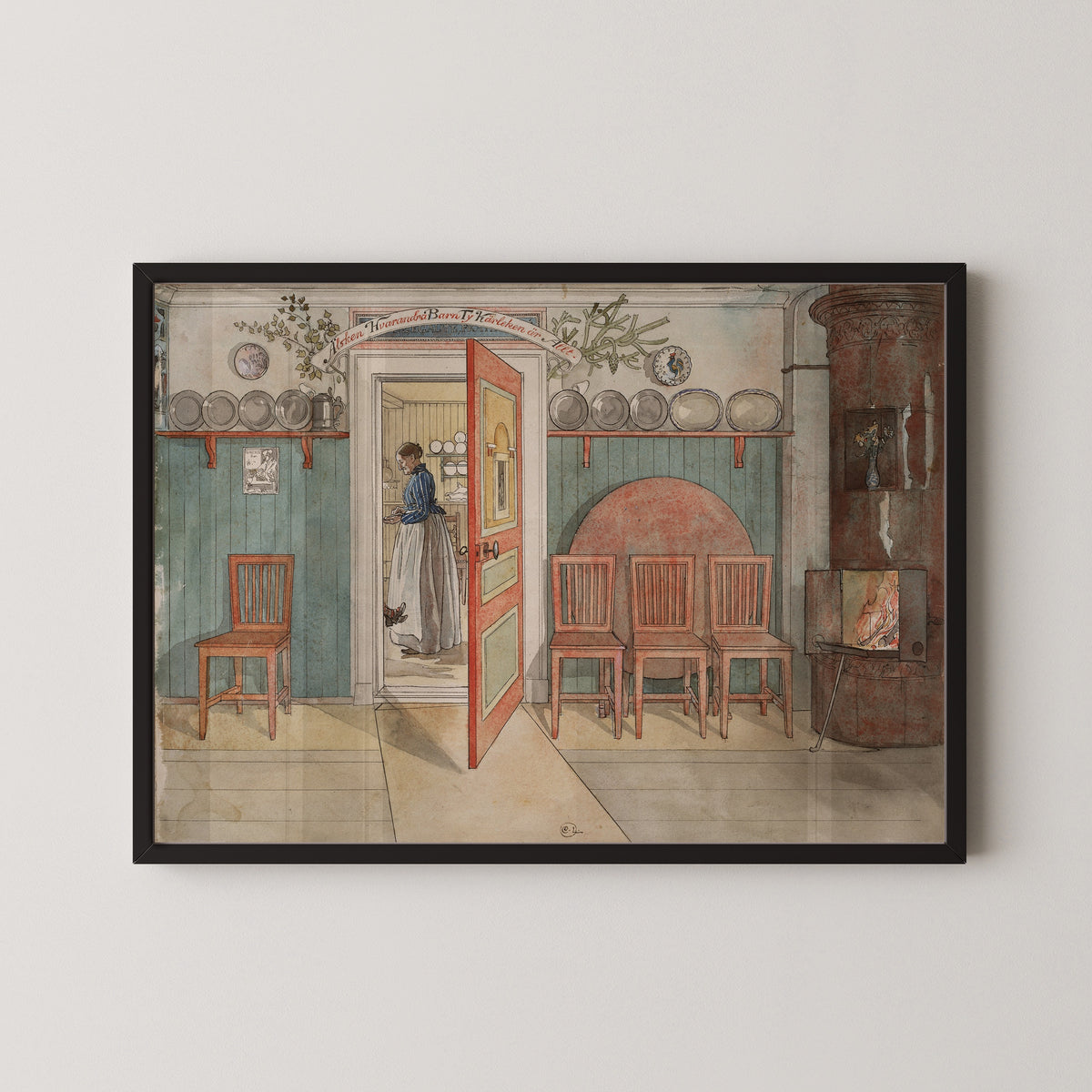 Carl Larsson — Old Anna | Swedish Watercolour Print