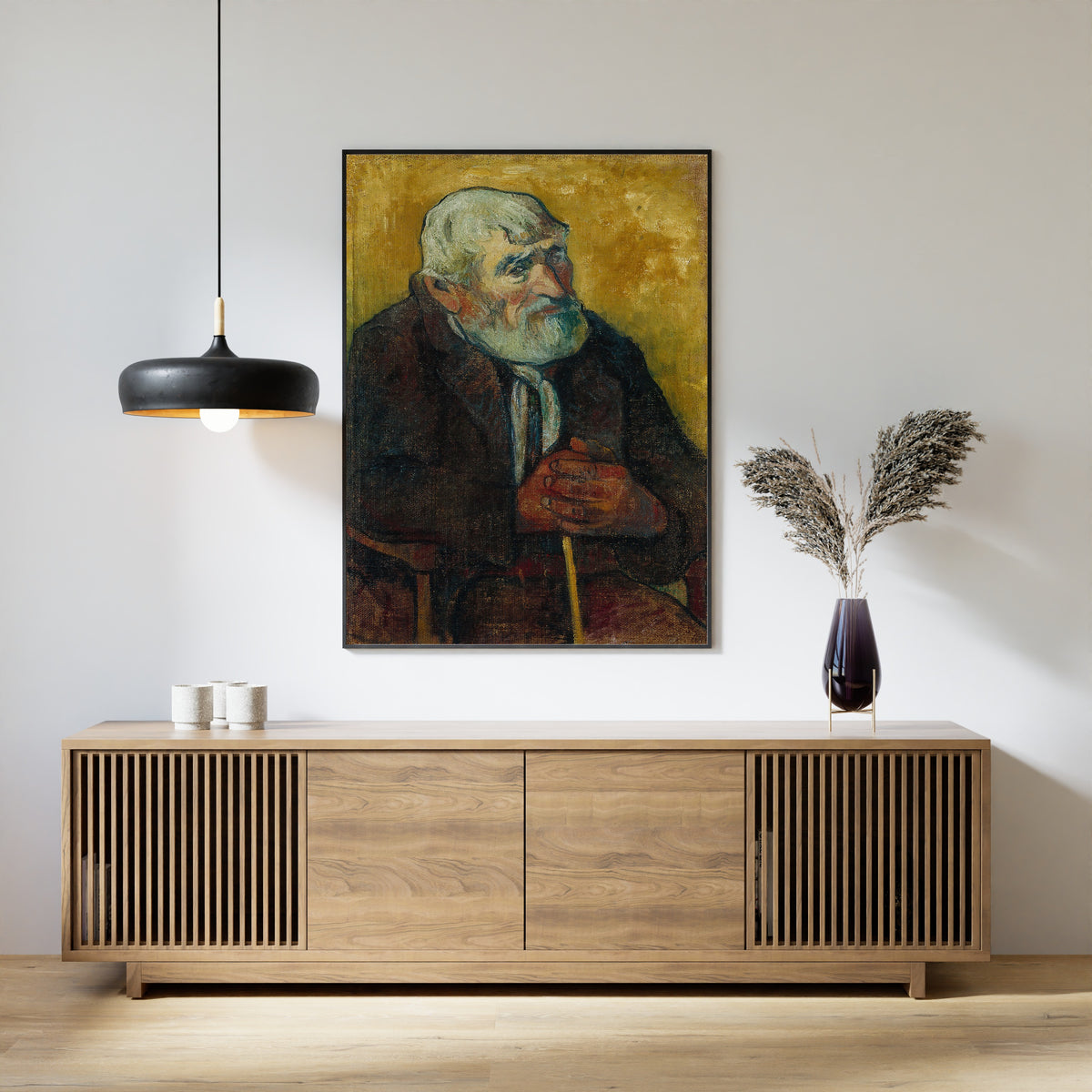 Paul Gauguin — Old Man with a Stick | Fine Art Print