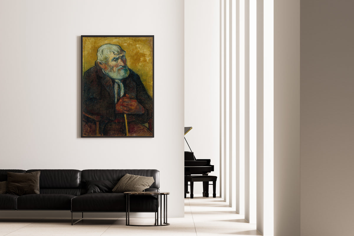 Paul Gauguin — Old Man with a Stick | Fine Art Print