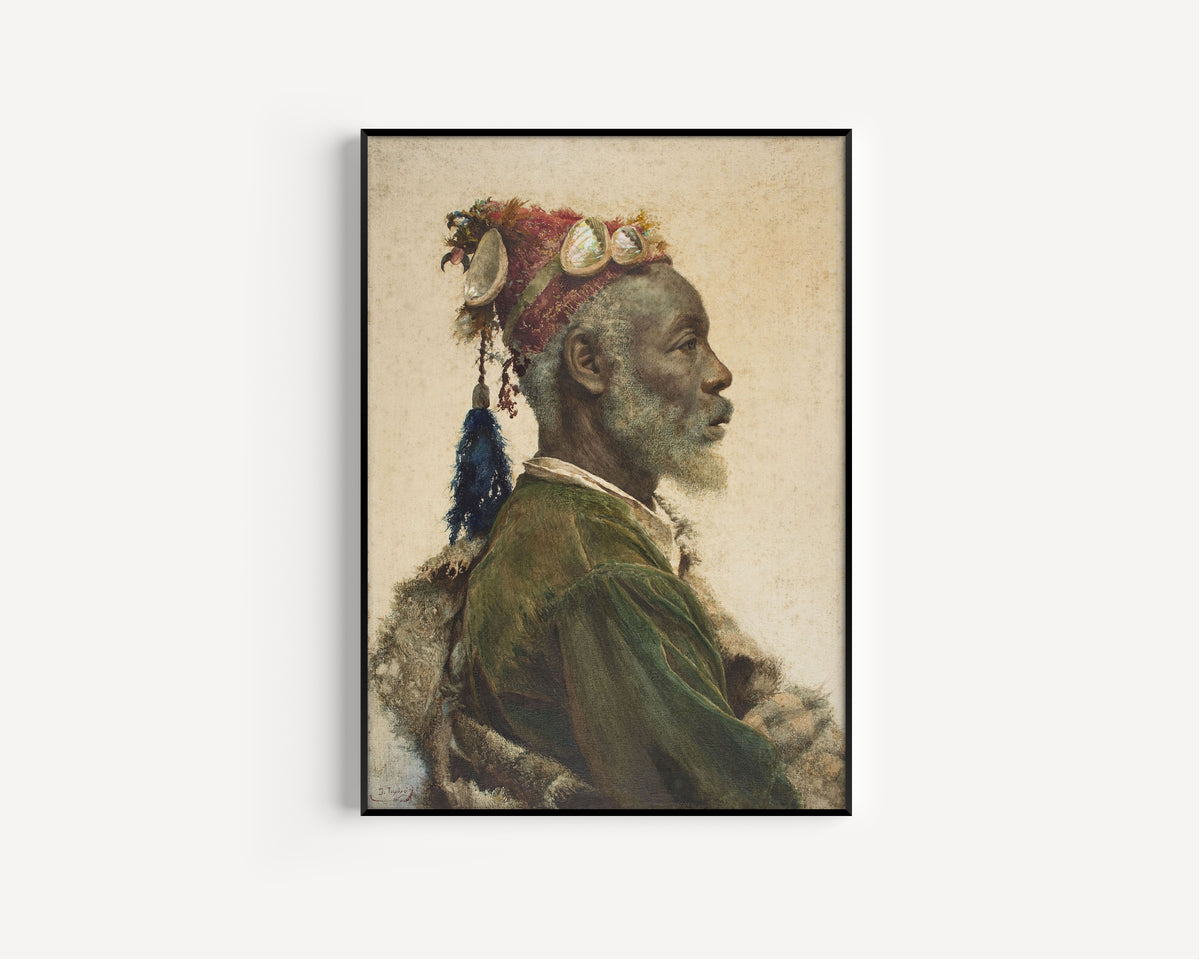 Josep Tapiró Baró — Old Man with a Tasselled Cap | Fine Art Print