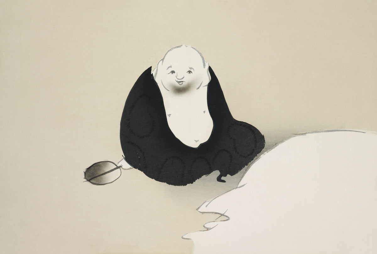 Kamisaka Sekka — Old man, from Momoyogusa | Japanese Woodblock Print