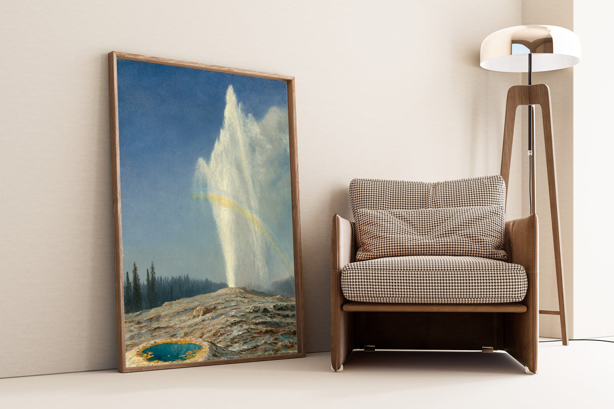 Albert Bierstadt — Old Faithful | Landscape Fine Art Print