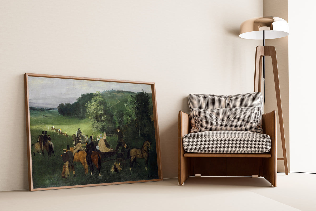 Edgar Degas — On the Racecourse | Fine Art Print