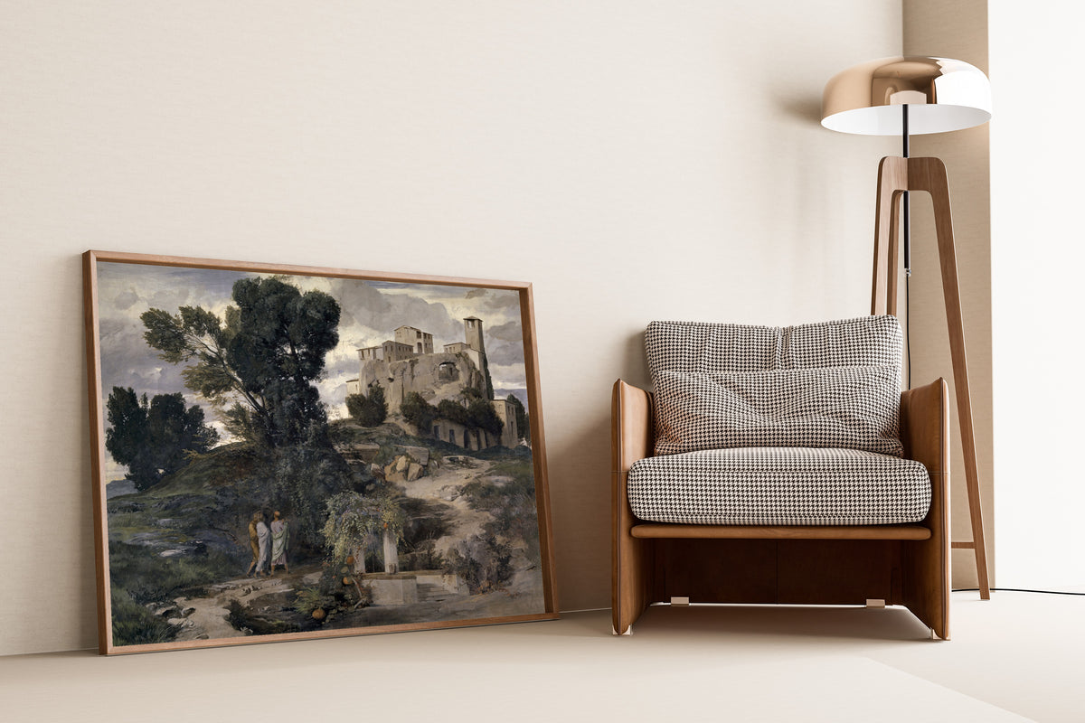 Arnold Böcklin — On the Way to Emmaus | Landscape Fine Art Print