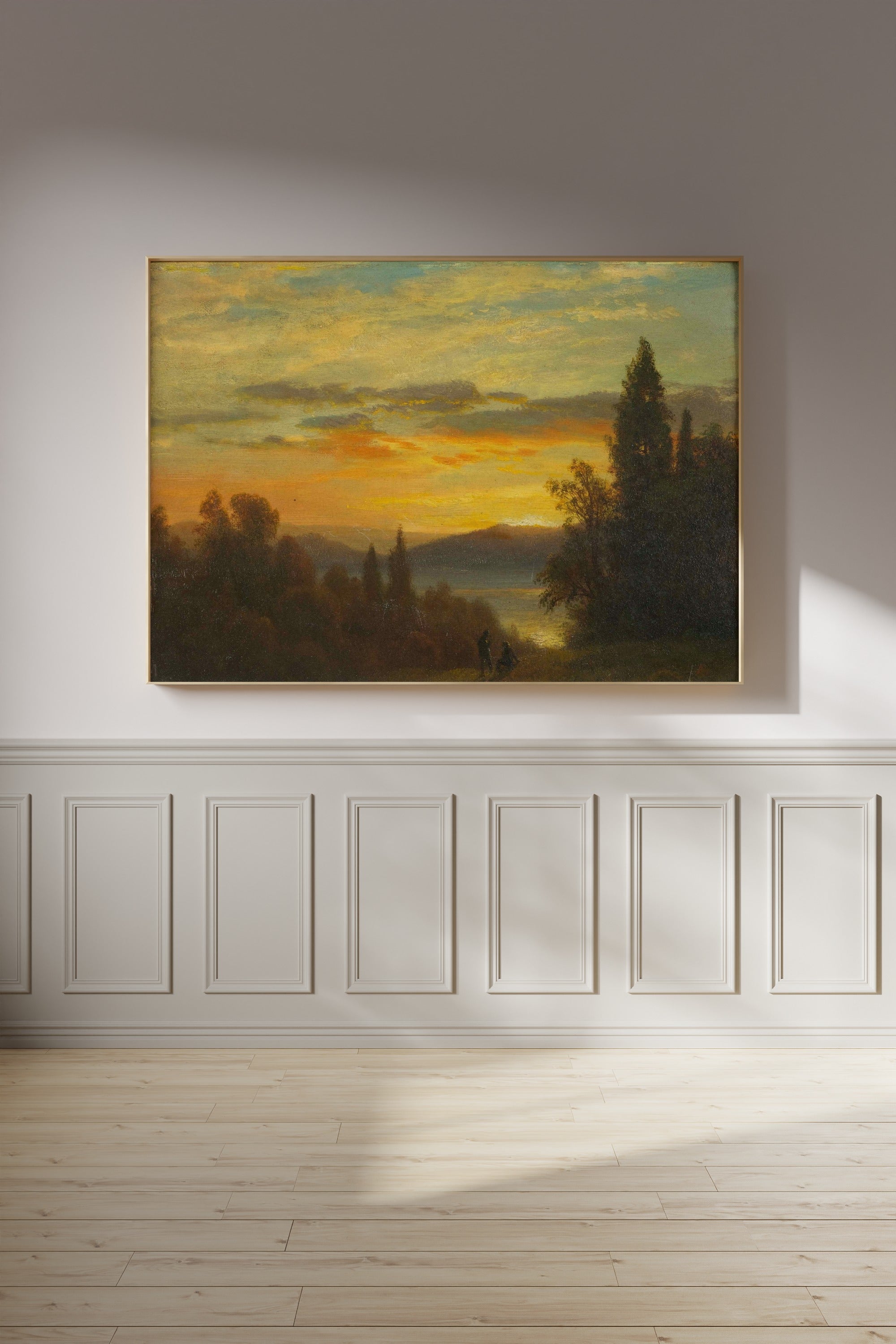 Albert Bierstadt — On the Hudson River Near Irvington | Landscape Fine Art Print