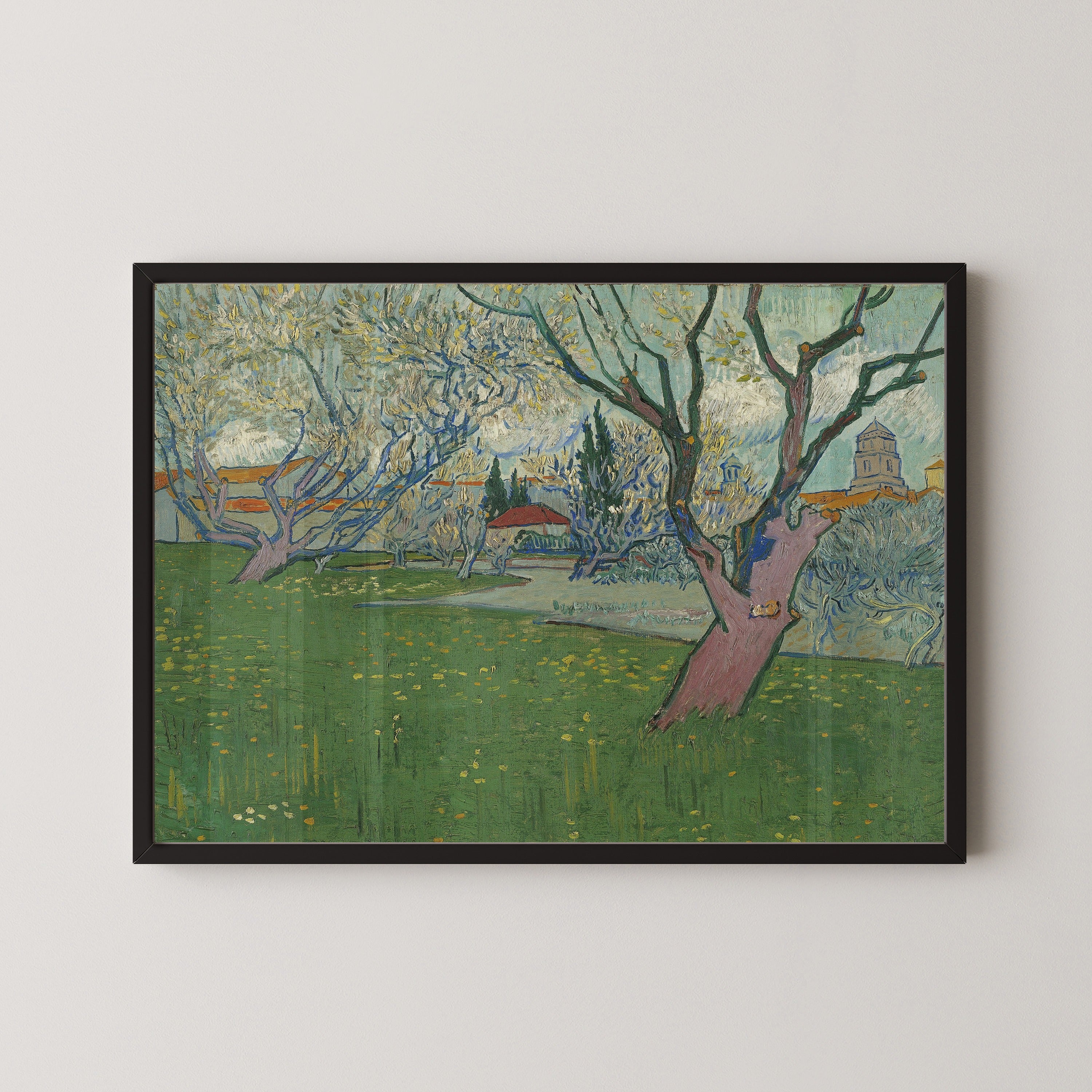 Vincent van Gogh — Orchard in Blossom, View of Arles | Fine Art Print