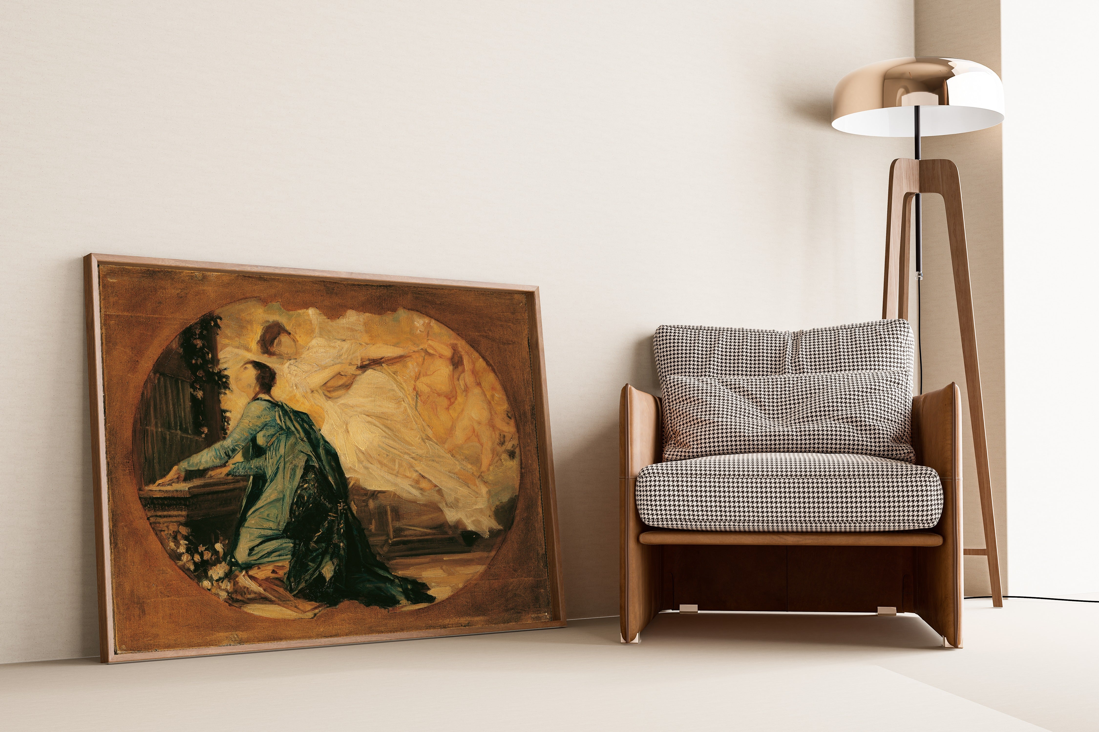 Gustav Klimt — Organ Player (Allegory of Church Music) | Fine Art Print