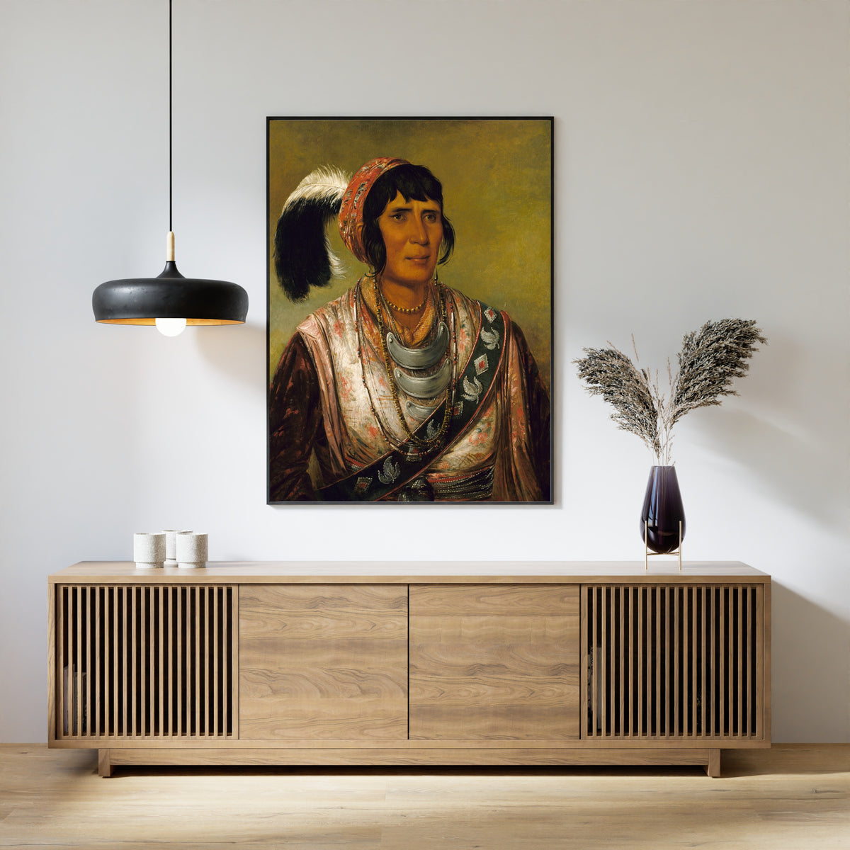 George Catlin — Os-ce-o-lá, The Black Drink, a Warrior of Great Distinction | Western Art Print