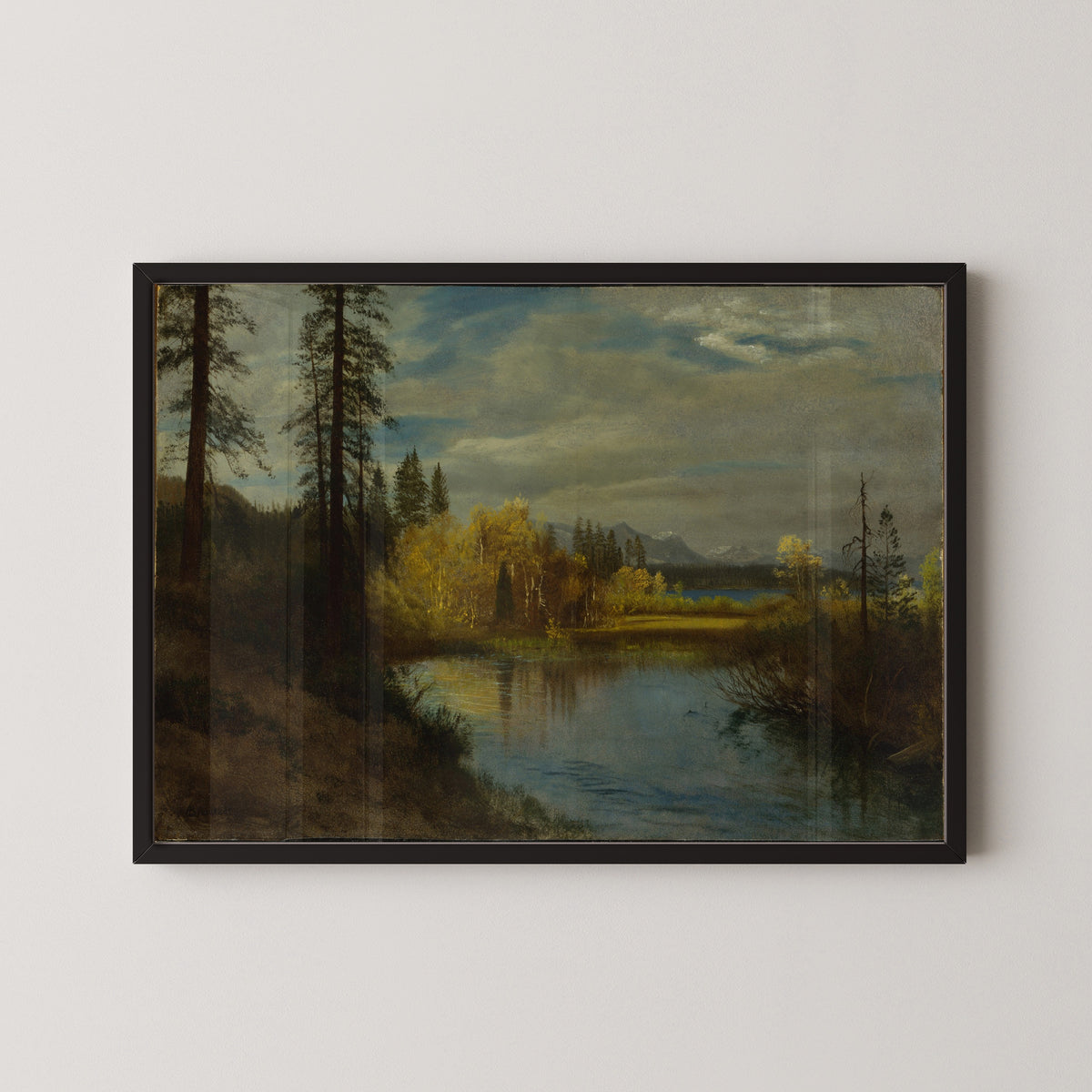Albert Bierstadt — Outlet at Lake Tahoe | Landscape Fine Art Print