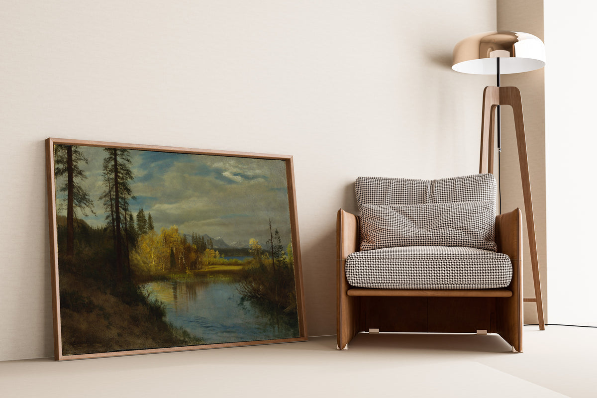 Albert Bierstadt — Outlet at Lake Tahoe | Landscape Fine Art Print