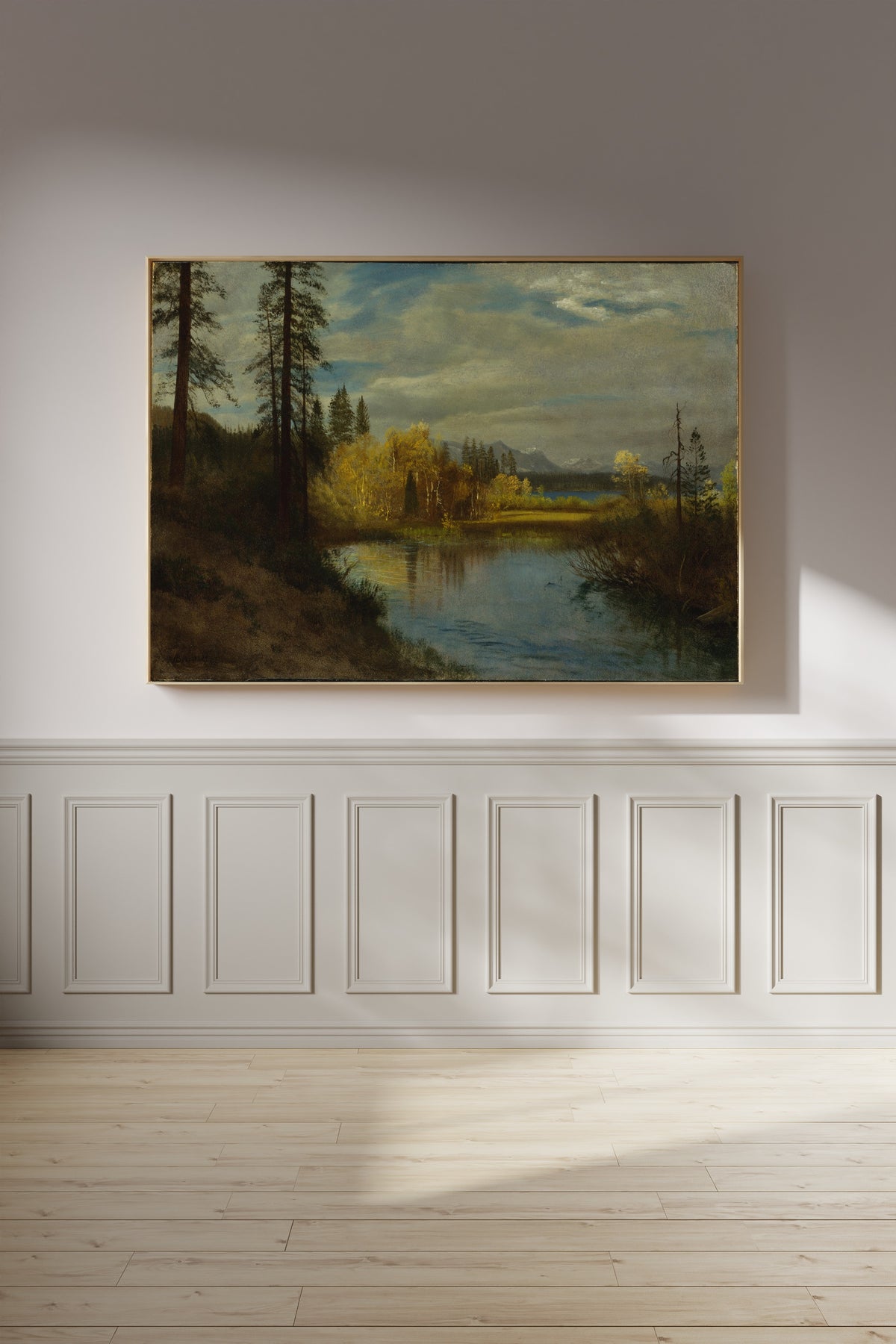 Albert Bierstadt — Outlet at Lake Tahoe | Landscape Fine Art Print