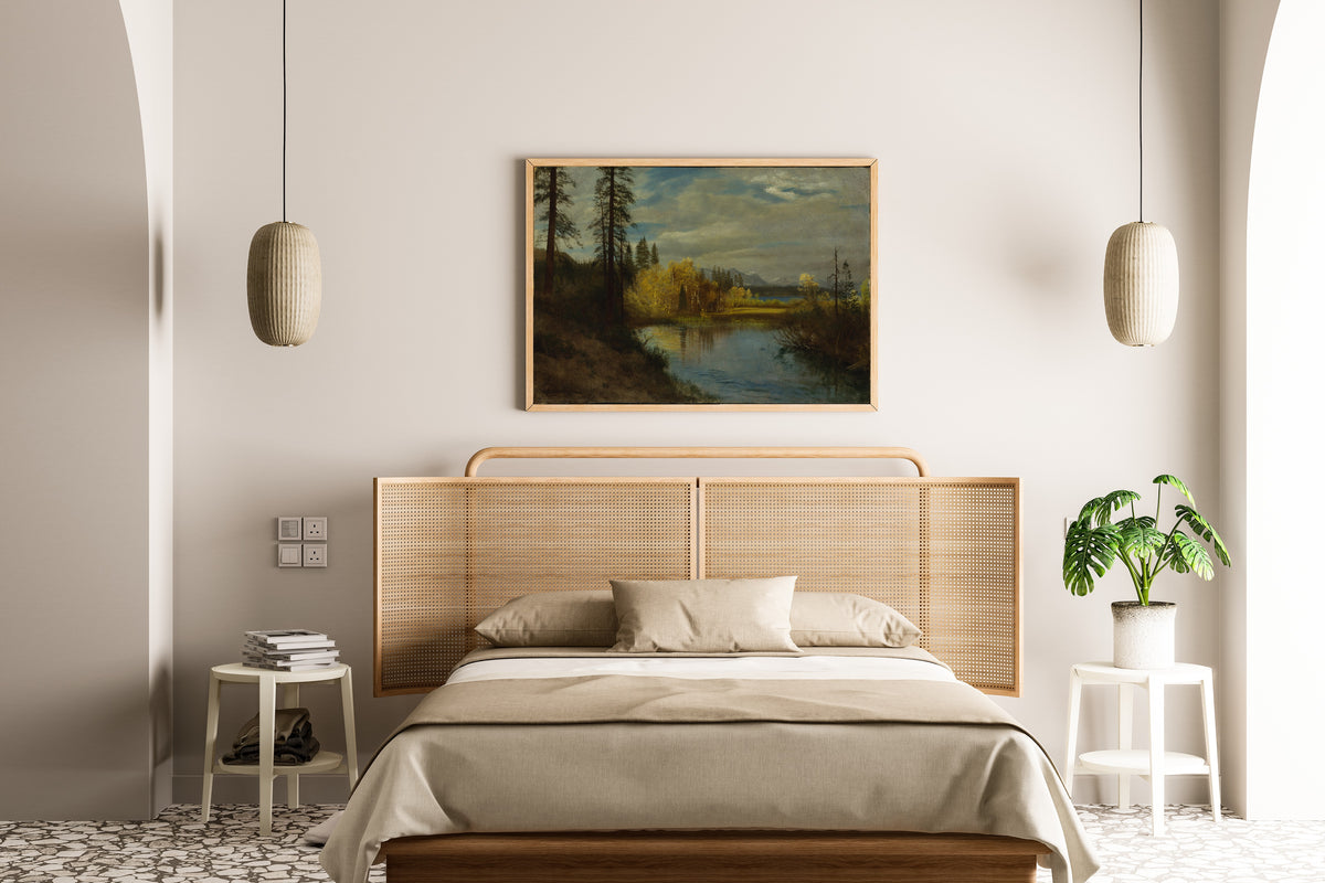 Albert Bierstadt — Outlet at Lake Tahoe | Landscape Fine Art Print