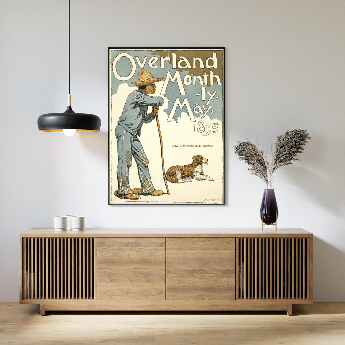Maynard Dixon — Overland Monthly, May 1895 | Vintage American West Print