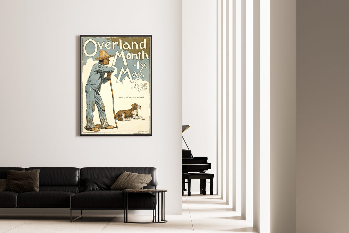 Maynard Dixon — Overland Monthly, May 1895 | Vintage American West Print