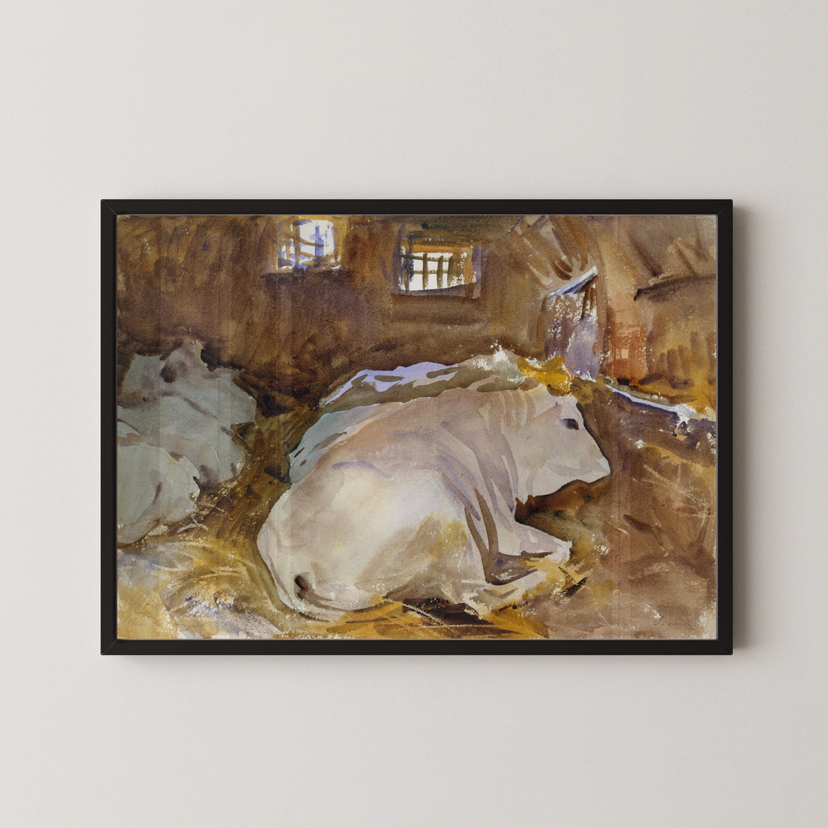 John Singer Sargent — Oxen | Fine Art Print