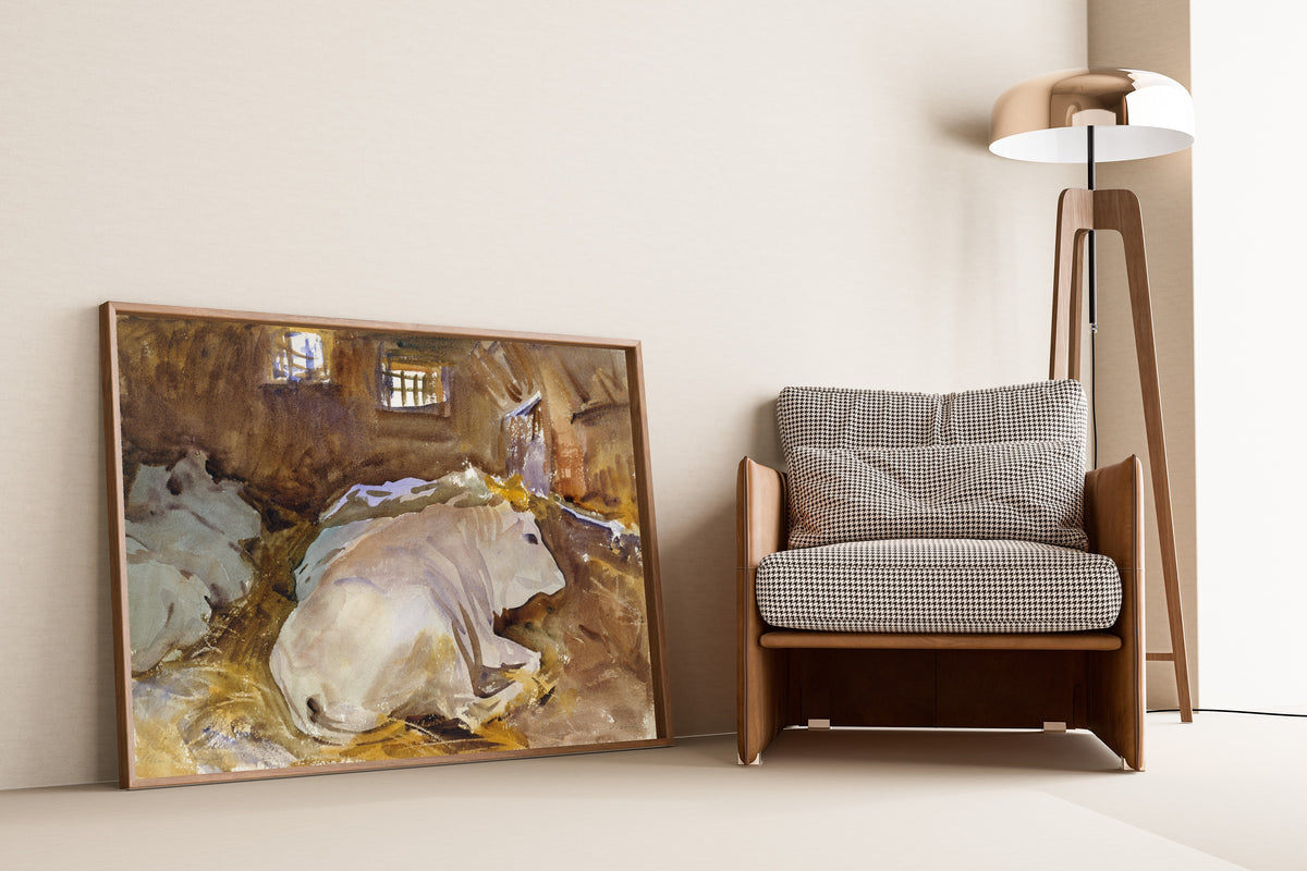 John Singer Sargent — Oxen | Fine Art Print