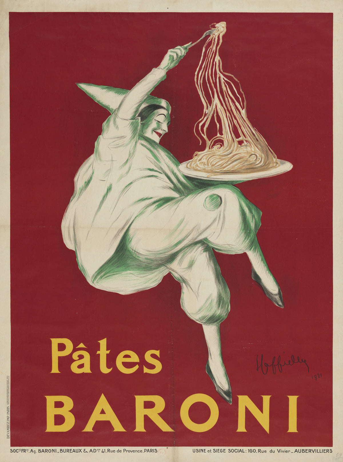 Leonetto Cappiello — Pâtes Baroni | Vintage Poster Print