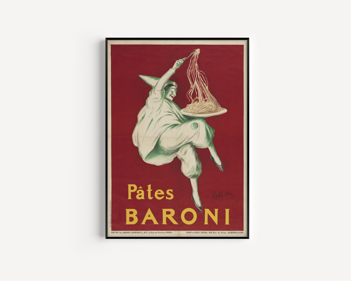Leonetto Cappiello — Pâtes Baroni | Vintage Poster Print