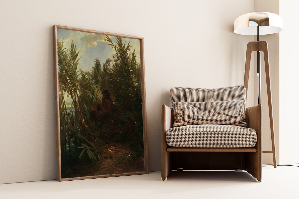 Arnold Böcklin — Pan in the Reed | Symbolist Art Print