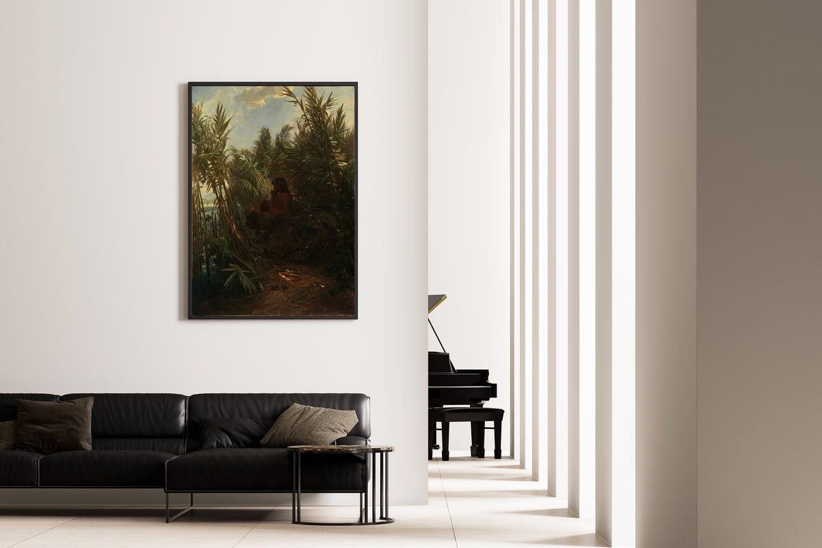 Arnold Böcklin — Pan in the Reed | Symbolist Art Print