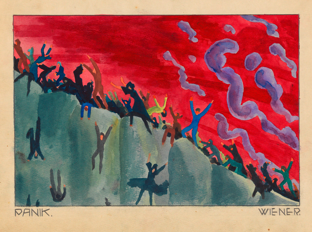 Karl Wiener — Panik (Panic) | Expressionist Art Print