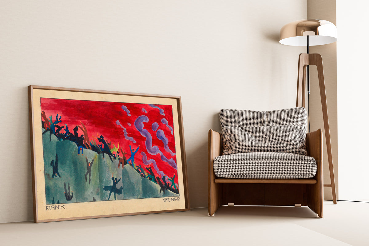 Karl Wiener — Panik (Panic) | Expressionist Art Print