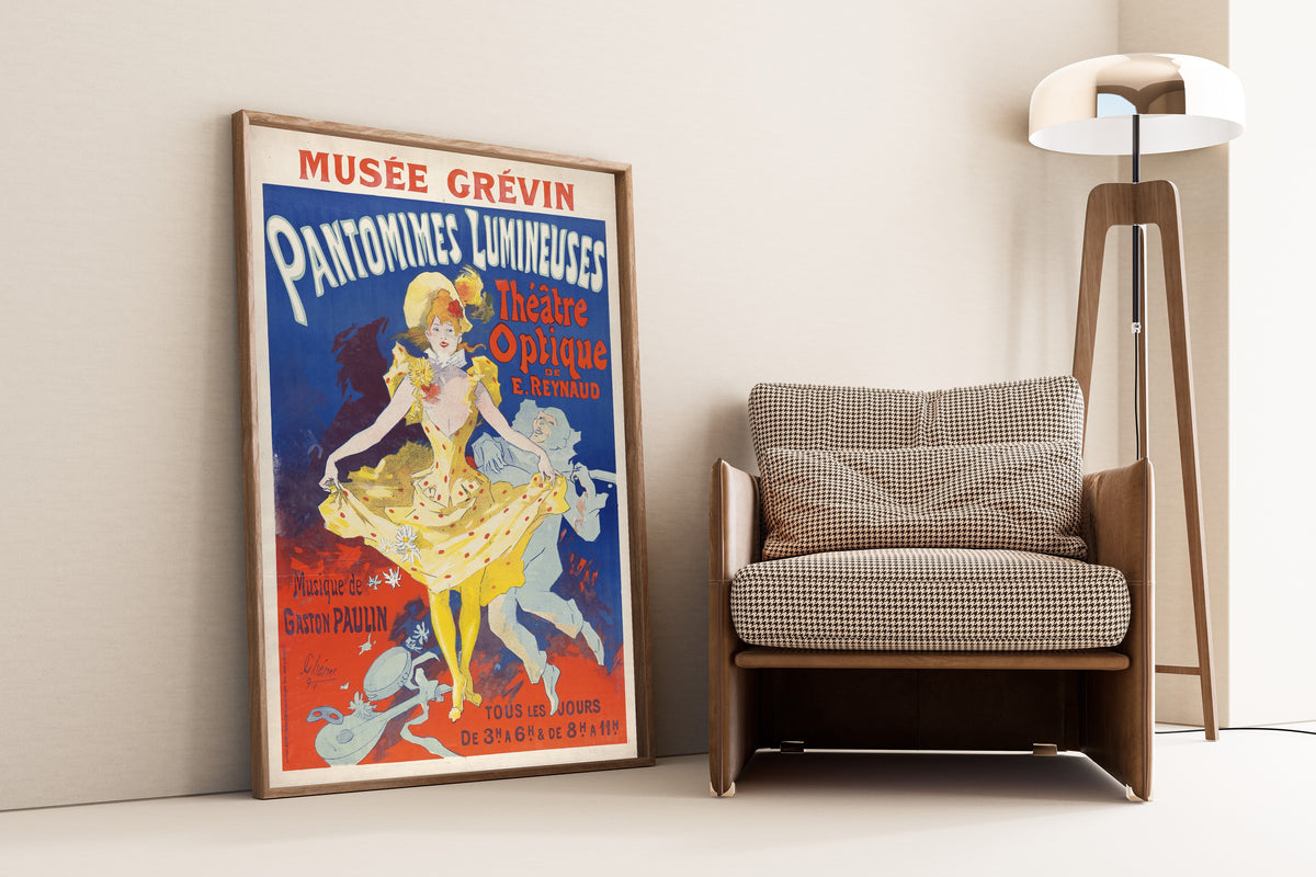 Jules Chéret — Pantomimes lumineuses | Vintage Poster Print