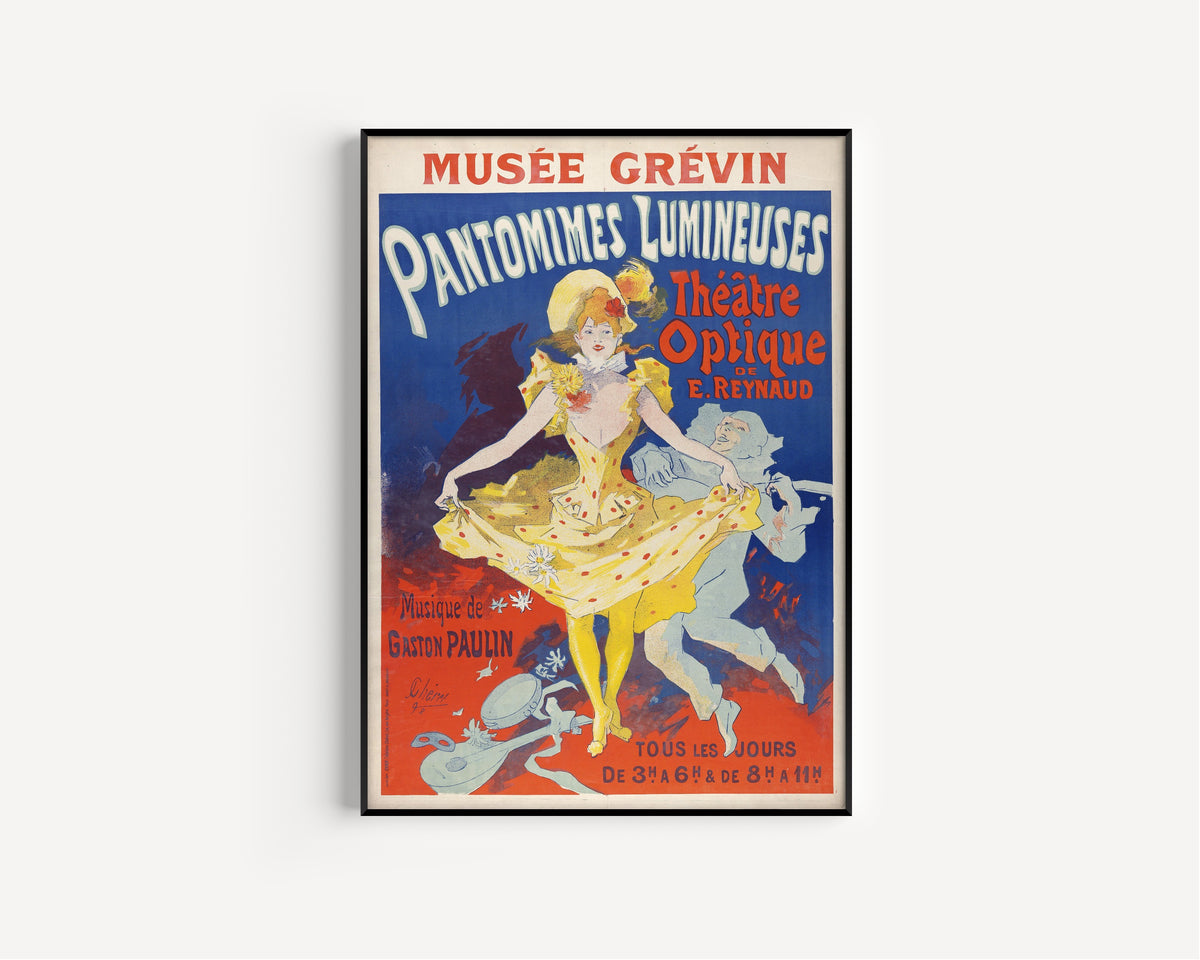 Jules Chéret — Pantomimes lumineuses | Vintage Poster Print