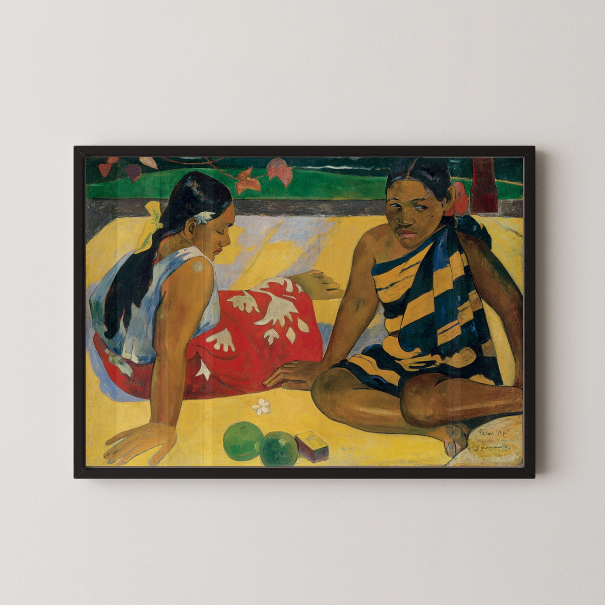 Paul Gauguin — Parau Api (What News?) | Fine Art Print
