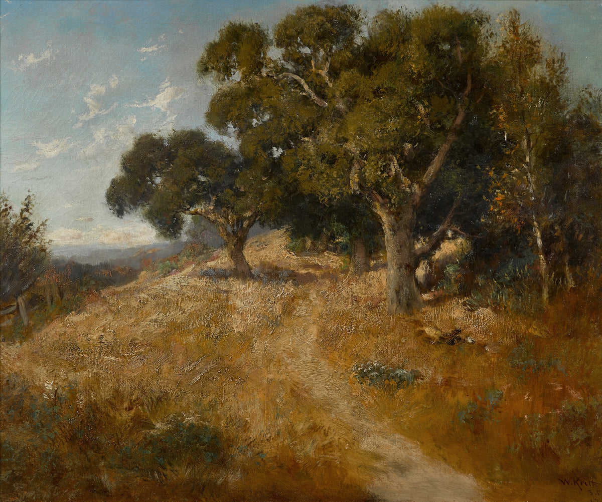 William Keith — Path through California Oaks | Landscape Fine Art Print