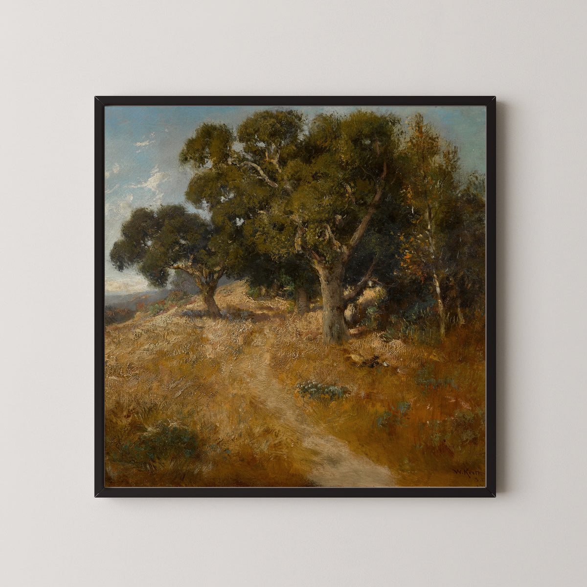 William Keith — Path through California Oaks | Landscape Fine Art Print