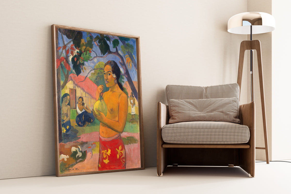 Paul Gauguin — Woman Holding a Fruit (Eu haere ia oe) | Fine Art Print