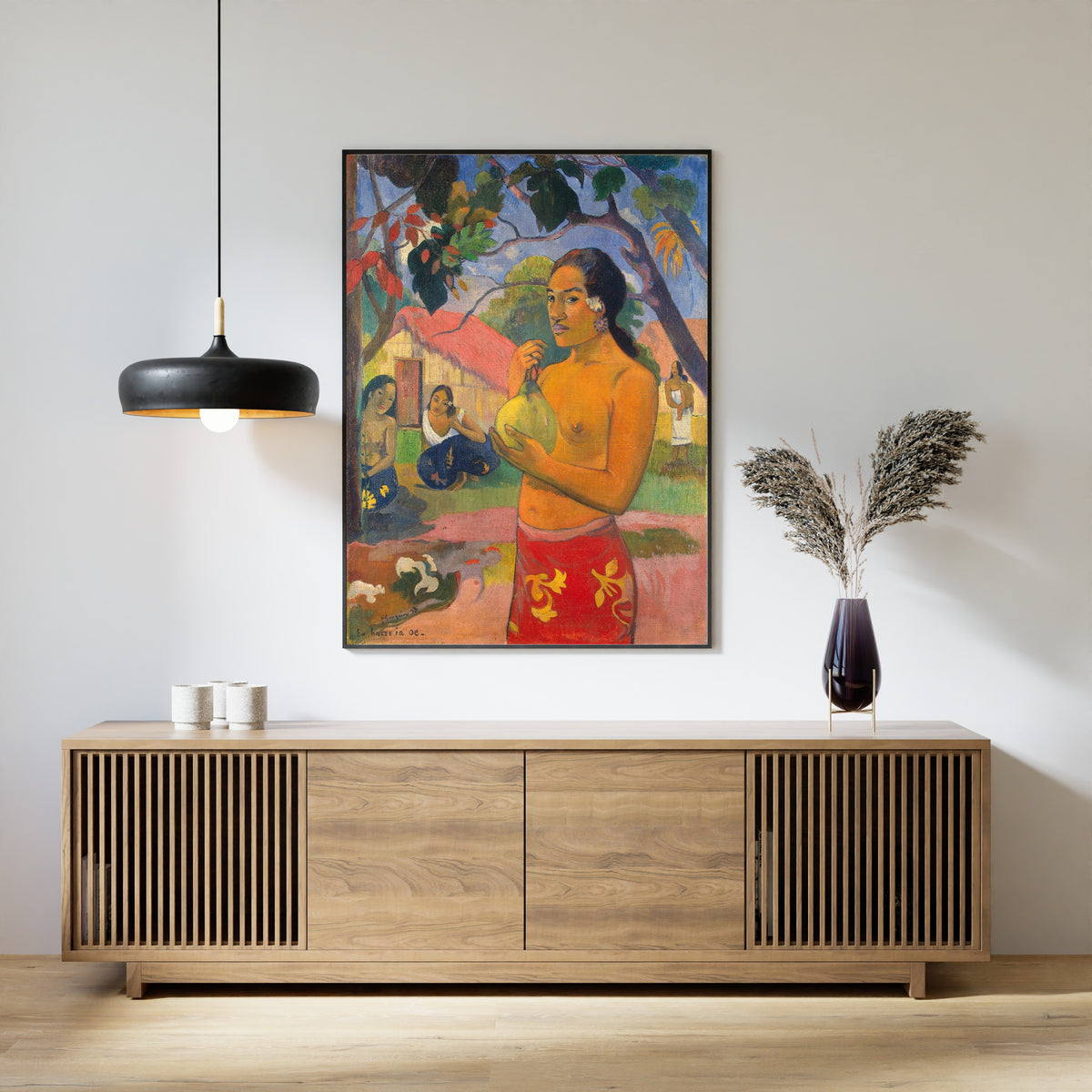 Paul Gauguin — Woman Holding a Fruit (Eu haere ia oe) | Fine Art Print