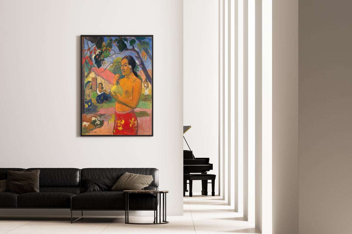 Paul Gauguin — Woman Holding a Fruit (Eu haere ia oe) | Fine Art Print
